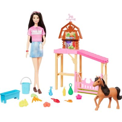 Barbie HXJ40 doll - Toy Stable Playset Barbie HXJ40 doll - Toy Stable Playset
