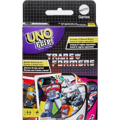 Mattel UNO Flip! Transformers Kartenspiel - 112 Karten - Ab 7 Jahren Mattel UNO Flip! Transformers Kartenspiel - 112 Karten - Ab 7 Jahren