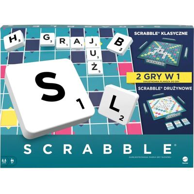 Mattel Scrabble Mehrfarbig - Spiel Mattel Scrabble Mehrfarbig - Spiel