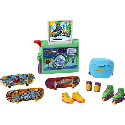 Hot Wheels HXP57 Finger Skate-Set - 90er Rewind Y Grind Spielzeug Hot Wheels HXP57 Finger Skate-Set - 90er Rewind Y Grind Spielzeug
