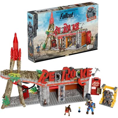 Gioco di costruzione Mattel Red Rocket Truck Stop - 824 Pezzi - 17+ anni Gioco di costruzione Mattel Red Rocket Truck Stop - 824 Pezzi - 17+ anni