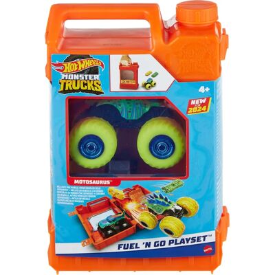 Hot Wheels Motosaurus Fuel N' Go Speelset - Monster Trucks Hot Wheels Motosaurus Fuel N' Go Speelset - Monster Trucks