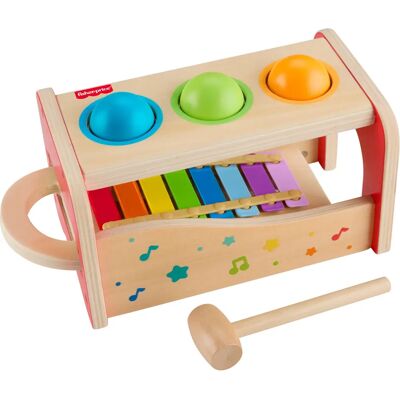 Fisher-Price HXT88 Xilofono di Legno - Giocattolo Educativo Fisher-Price HXT88 Xilofono di Legno - Giocattolo Educativo