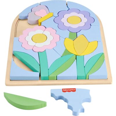 Fisher-Price HXT97 Treblomstepussel - Utdanningsleke for barn Fisher-Price HXT97 Treblomstepussel - Utdanningsleke for barn