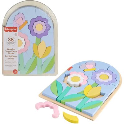 Fisher-Price HXT97 Wooden Flower Puzzle - Educational Toy for Kids Fisher-Price HXT97 Wooden Flower Puzzle - Educational Toy for Kids