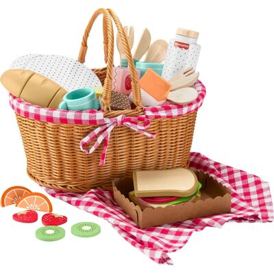 Fisher-Price Panier de Pique-nique en Bois - Panier de Pique-nique Fisher-Price Panier de Pique-nique en Bois - Panier de Pique-nique