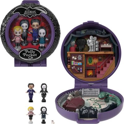 Polly Pocket HXW25 Toy Playset - The Addams Family Characters Polly Pocket HXW25 Toy Playset - The Addams Family Characters