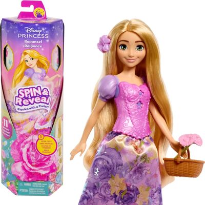 Mattel Disney Princess Spin & Reveal - Rapunzel (HTV86) Mattel Disney Princess Spin & Reveal - Rapunzel (HTV86)