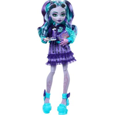 Monster High Twyla Doll - Fearbook Set with Accessories & Game Monster High Twyla Doll - Fearbook Set with Accessories & Game