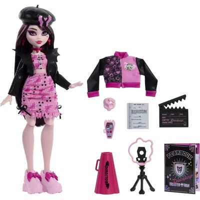Monster High Draculaura Puppe - Film & Fearbook Zubehör Monster High Draculaura Puppe - Film & Fearbook Zubehör