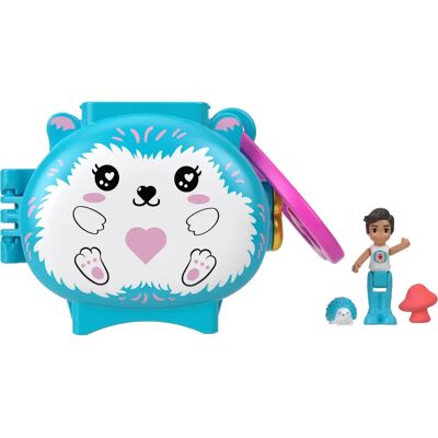 Polly Pocket HXX23 Speelset - Compact Dier Stapelplezier Polly Pocket HXX23 Speelset - Compact Dier Stapelplezier