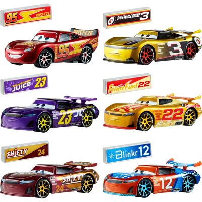 Disney Pixar Cars Lightning McQueen Voiture de course métallique - véhicule jouet - Publicité Disney Pixar Cars Lightning McQueen Voiture de course métallique - véhicule jouet - Publicité