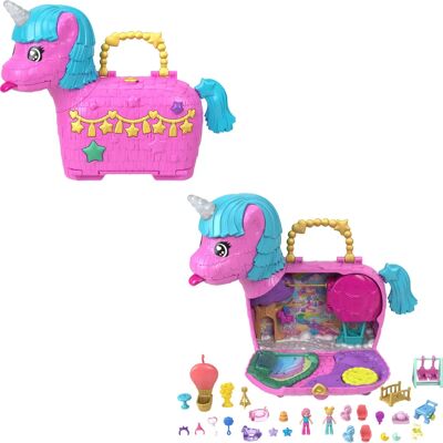 Polly Pocket Unicorn Partyland Ensemble - Jouet - Publicité Polly Pocket Unicorn Partyland Ensemble - Jouet - Publicité