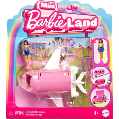 Mattel Mini BarbieLand Pop met Kleurveranderende Droomvliegtuig - Figuren Mattel Mini BarbieLand Pop met Kleurveranderende Droomvliegtuig - Figuren
