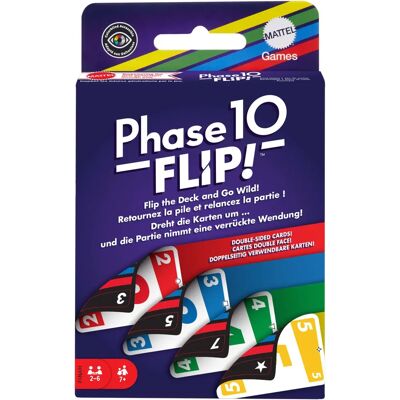 Mattel Phase 10 Flip! Kartenspiel - 112 Karten - 2-6 Spieler - Familienspaß Mattel Phase 10 Flip! Kartenspiel - 112 Karten - 2-6 Spieler - Familienspaß