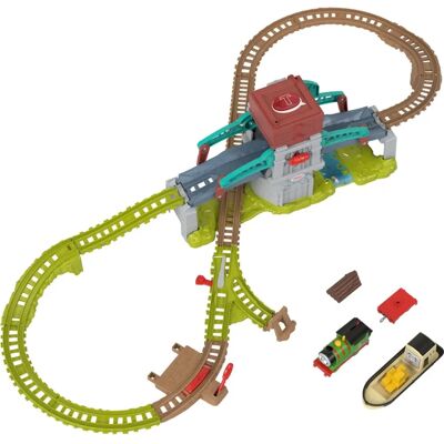 Ensemble de train Fisher Price Thomas & Friends - Bulstrode & Pont-levis - Jouet pour enfants Ensemble de train Fisher Price Thomas & Friends - Bulstrode & Pont-levis - Jouet pour enfants