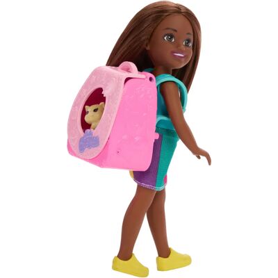 Lalka Barbie Chelsea JBF45 - Lalka z plecakiem Lalka Barbie Chelsea JBF45 - Lalka z plecakiem