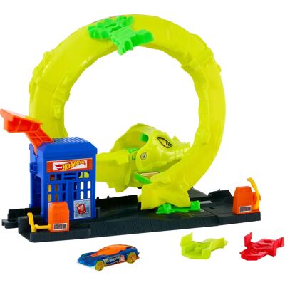 Hot Wheels JBM63 Play Vehicle and Snake Gas Station - Play Set Hot Wheels JBM63 Play Vehicle and Snake Gas Station - Play Set