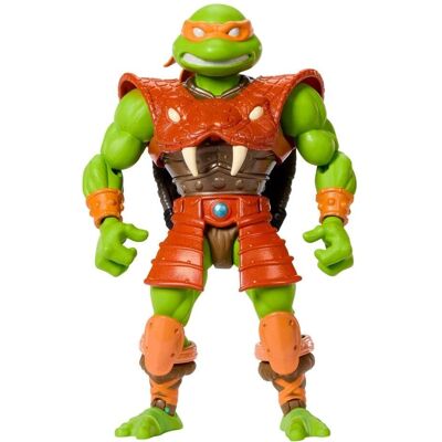 Mattel Michelangelo Turtles of Grayskull Actionfigur - 14cm - MOTU x TMNT Mattel Michelangelo Turtles of Grayskull Actionfigur - 14cm - MOTU x TMNT