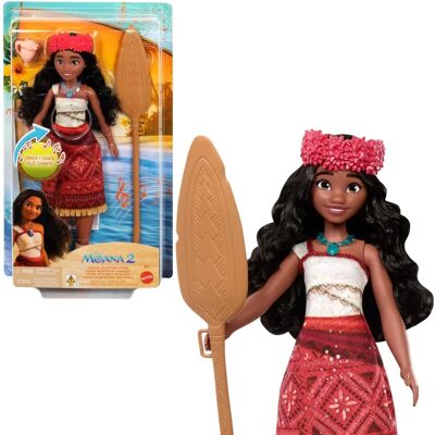 Disney Moana 2 Sångande Moana Docka - Äventyr, Tillbehör Disney Moana 2 Sångande Moana Docka - Äventyr, Tillbehör
