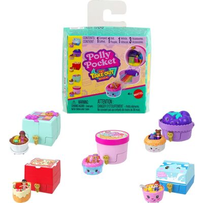 Polly Pocket JCR44 Toy Playset - Doll & Vehicle Polly Pocket JCR44 Toy Playset - Doll & Vehicle