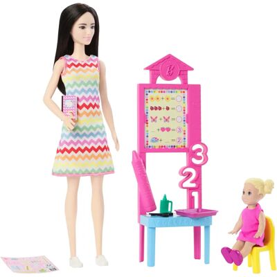 Mattel Barbie You Can Be Anything - Teacher Doll with Black Hair Mattel Barbie You Can Be Anything - Teacher Doll with Black Hair