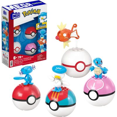 Giocattolo di Costruzione Pokémon JCT42 di Mattel - 4 Figure - Plastica Resistente Giocattolo di Costruzione Pokémon JCT42 di Mattel - 4 Figure - Plastica Resistente