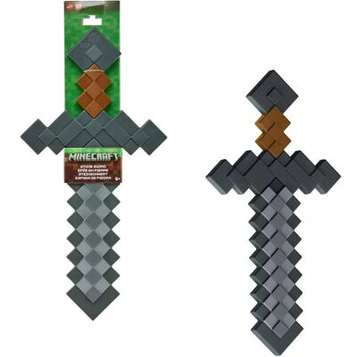 Épée en pierre Minecraft réplique 43cm - Mattel 1/1 scale - Publicité Épée en pierre Minecraft réplique 43cm - Mattel 1/1 scale - Publicité