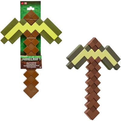 Mattel Guld Pickaxe Replika - Skala 1:1 - Rollspelstillbehör Mattel Guld Pickaxe Replika - Skala 1:1 - Rollspelstillbehör