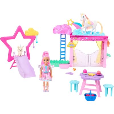 Mattel Chelsea Tocca di Magia - Bambola Unicorno & Pégaso Mattel Chelsea Tocca di Magia - Bambola Unicorno & Pégaso