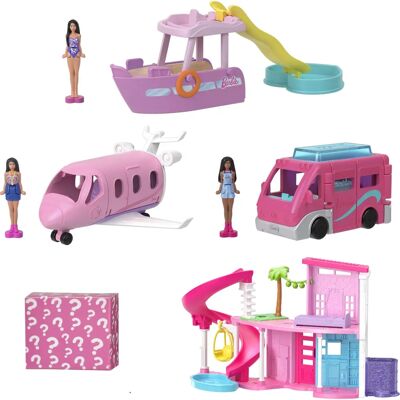 Mattel JDB86 Mini BarbieLand DreamHouse & Vehicles - Toy Playset Mattel JDB86 Mini BarbieLand DreamHouse & Vehicles - Toy Playset