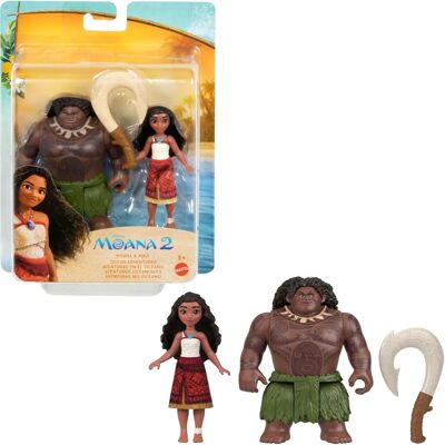 Figure jouet Vaiana et Maui de Mattel - Jouet pour enfants - Publicité Figure jouet Vaiana et Maui de Mattel - Jouet pour enfants - Publicité