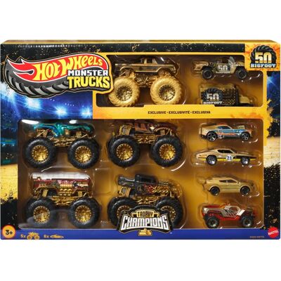 Hot Wheels Monster Trucks Bigfoot Trophy Champions Collection - Monster Trucks Hot Wheels Monster Trucks Bigfoot Trophy Champions Collection - Monster Trucks