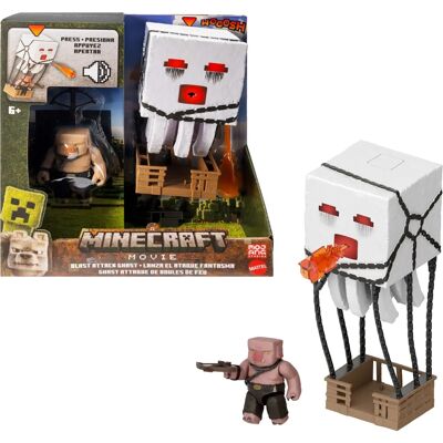 Mattel JFB69 - Action figure - Scena di Ghast di Minecraft Mattel JFB69 - Action figure - Scena di Ghast di Minecraft