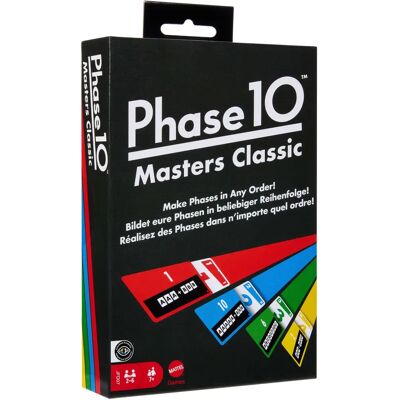 Mattel Phase 10 Masters Classic - Brettspiel Mattel Phase 10 Masters Classic - Brettspiel