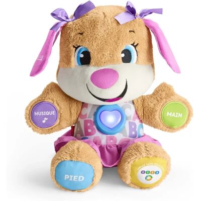 Fisher-Price Rira et Apprend FPP52 Jouet interactif - Jouet d'apprentissage avec lumières et sons - Publicité Fisher-Price Rira et Apprend FPP52 Jouet interactif - Jouet d'apprentissage avec lumières et sons - Publicité
