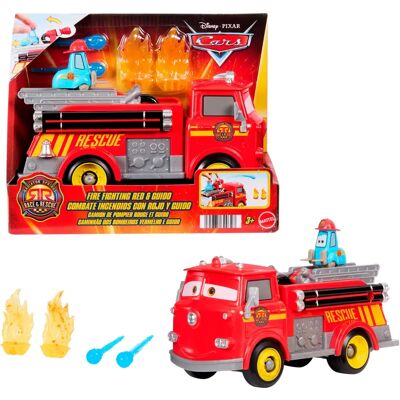 Mattel JFL54 Brandweerauto & Guido - Speelvoertuig Mattel JFL54 Brandweerauto & Guido - Speelvoertuig