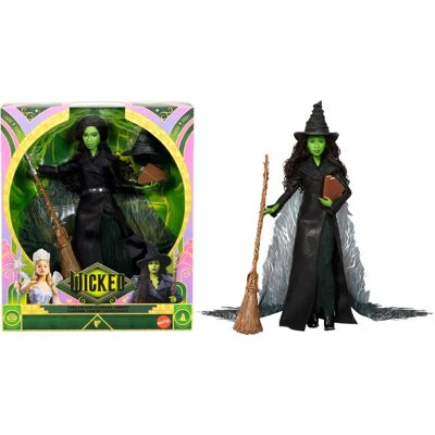 Poupée Elphaba Mattel - Robe texturée, Tenue amovible, Accessoires Poupée Elphaba Mattel - Robe texturée, Tenue amovible, Accessoires