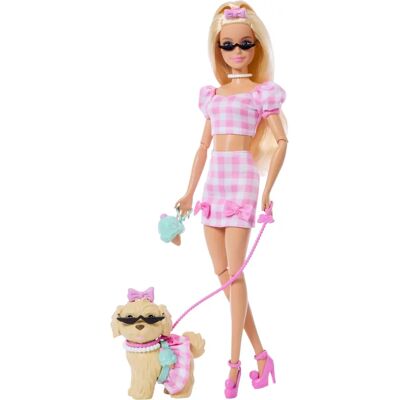 Barbie JFP36 - Boneca multicolorida e filhote - Boneca Barbie JFP36 - Boneca multicolorida e filhote - Boneca