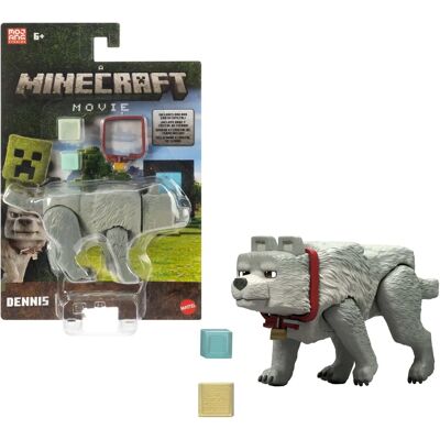 Mattel Dennis der Wolf 10 cm Minecraft-Figur - Kinderspielzeug Mattel Dennis der Wolf 10 cm Minecraft-Figur - Kinderspielzeug