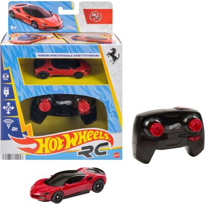 Hot Wheels JGD09 Remote-Control Ferrari SF90 - Toy Car Hot Wheels JGD09 Remote-Control Ferrari SF90 - Toy Car
