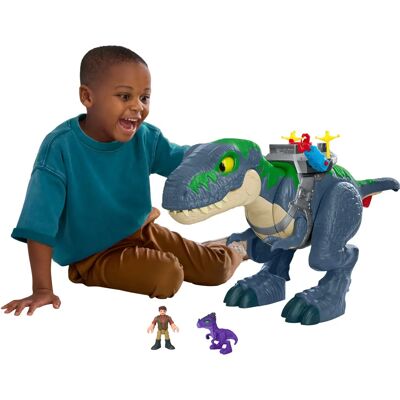 Fisher-Price - Imaginext Jurassic World Rebirth Chomp T. Rex - Figura de acción Fisher-Price - Imaginext Jurassic World Rebirth Chomp T. Rex - Figura de acción