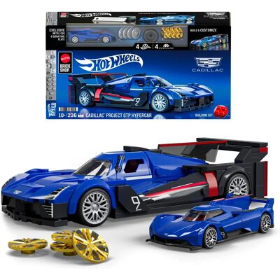 Kit de construction Mattel Cadillac GTP Hypercar - Série Speed Hot Wheels - Publicité Kit de construction Mattel Cadillac GTP Hypercar - Série Speed Hot Wheels - Publicité