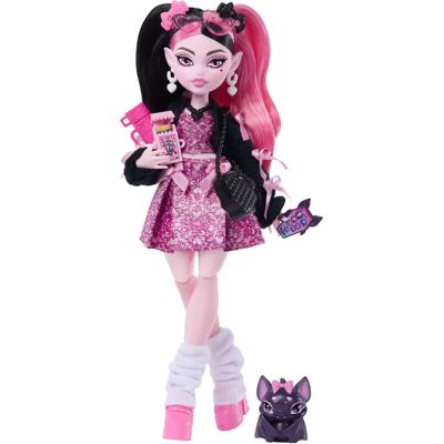 Monster High Draculaura Doll - Poseable with Accessories Monster High Draculaura Doll - Poseable with Accessories