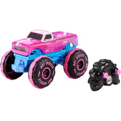 Hot Wheels - Barbie Monster Trucks - Pink - 1:24 - RC Car Hot Wheels - Barbie Monster Trucks - Pink - 1:24 - RC Car
