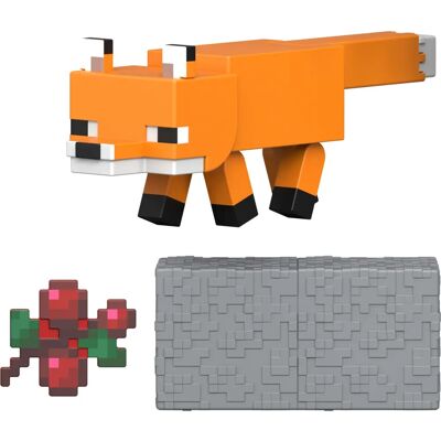 Mattel Minecraft JJR89 Redstone Charged Fuchs Spielzeug - Figur Mattel Minecraft JJR89 Redstone Charged Fuchs Spielzeug - Figur