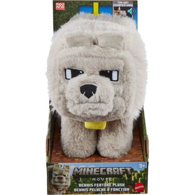 Peluches Minecraft Dennis il Lupo - 20cm - Licenziato Peluches Minecraft Dennis il Lupo - 20cm - Licenziato