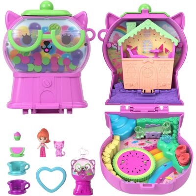 Polly Pocket JKC50 Micro Doll Gumball Playset - Toy Playset Polly Pocket JKC50 Micro Doll Gumball Playset - Toy Playset