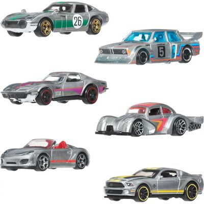 Mattel Hot Wheels Silber-Serie Zamac Fahrzeuge - 6er Pack - Fahrzeug Mattel Hot Wheels Silber-Serie Zamac Fahrzeuge - 6er Pack - Fahrzeug