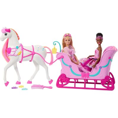 Mattel - JNH63 - Hestetog - Dukke tilbehør - Dukke sæt Mattel - JNH63 - Hestetog - Dukke tilbehør - Dukke sæt
